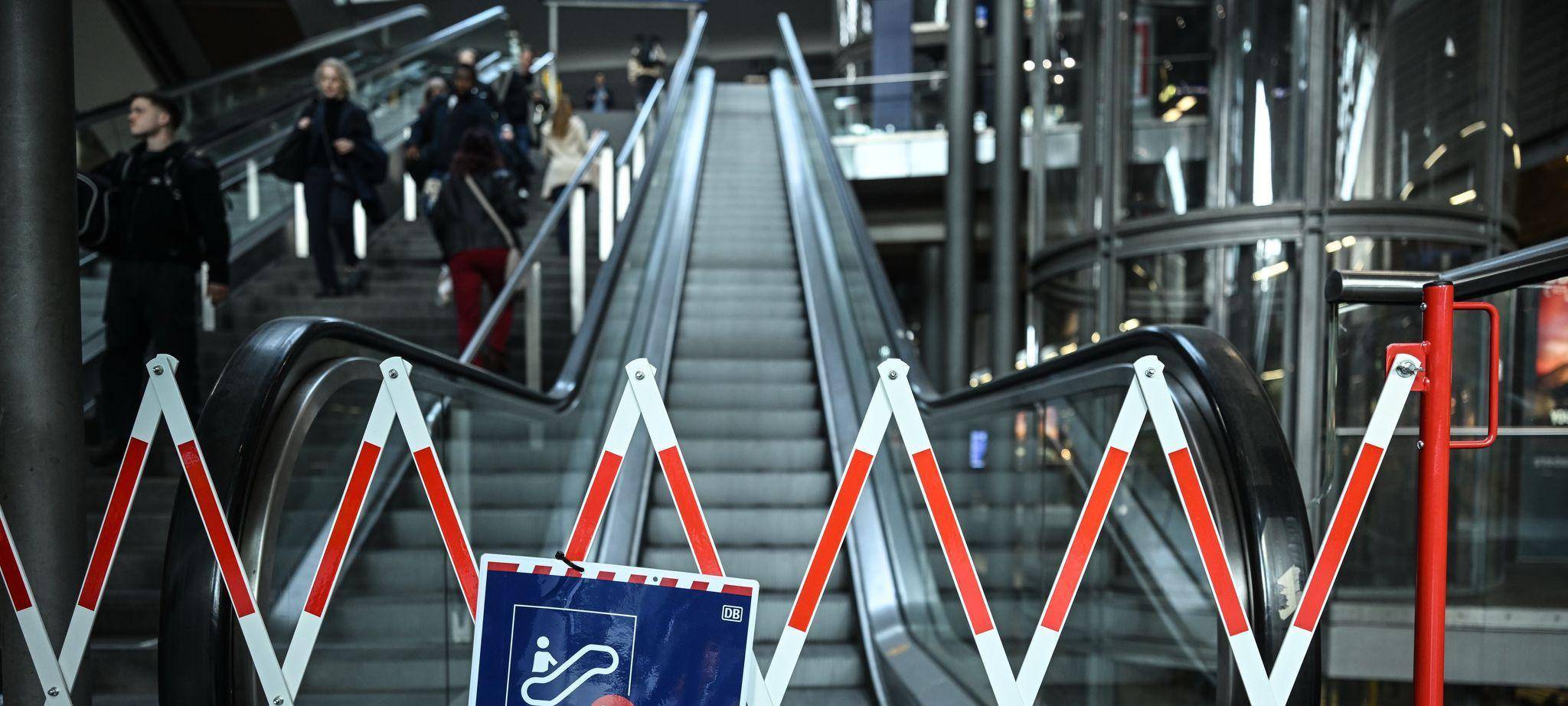 Rolltreppen am Hauptbahnhof
