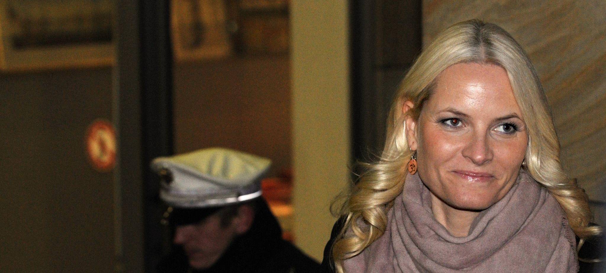 Kronprinzessin Mette-Marit in Frankfurt