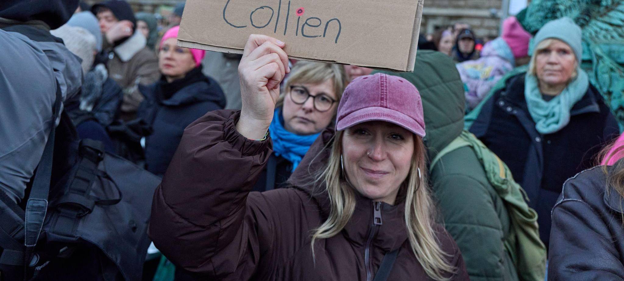 Demonstration gegen sexualisierte Gewalt gegen Frauen