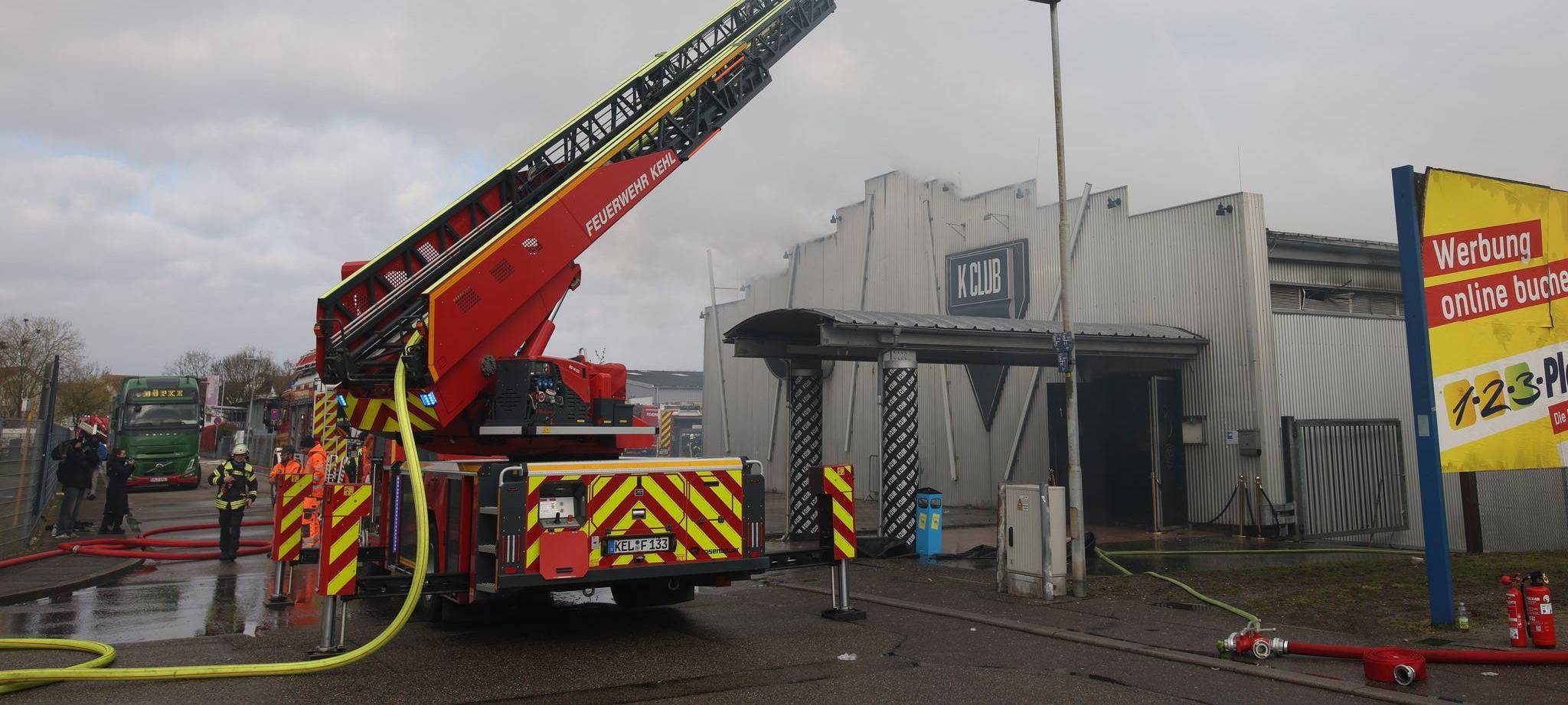 Feuer in Club in Kehl