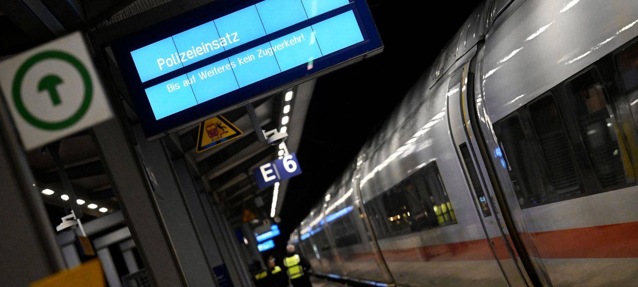 Mann droht mit Anschlag in ICE