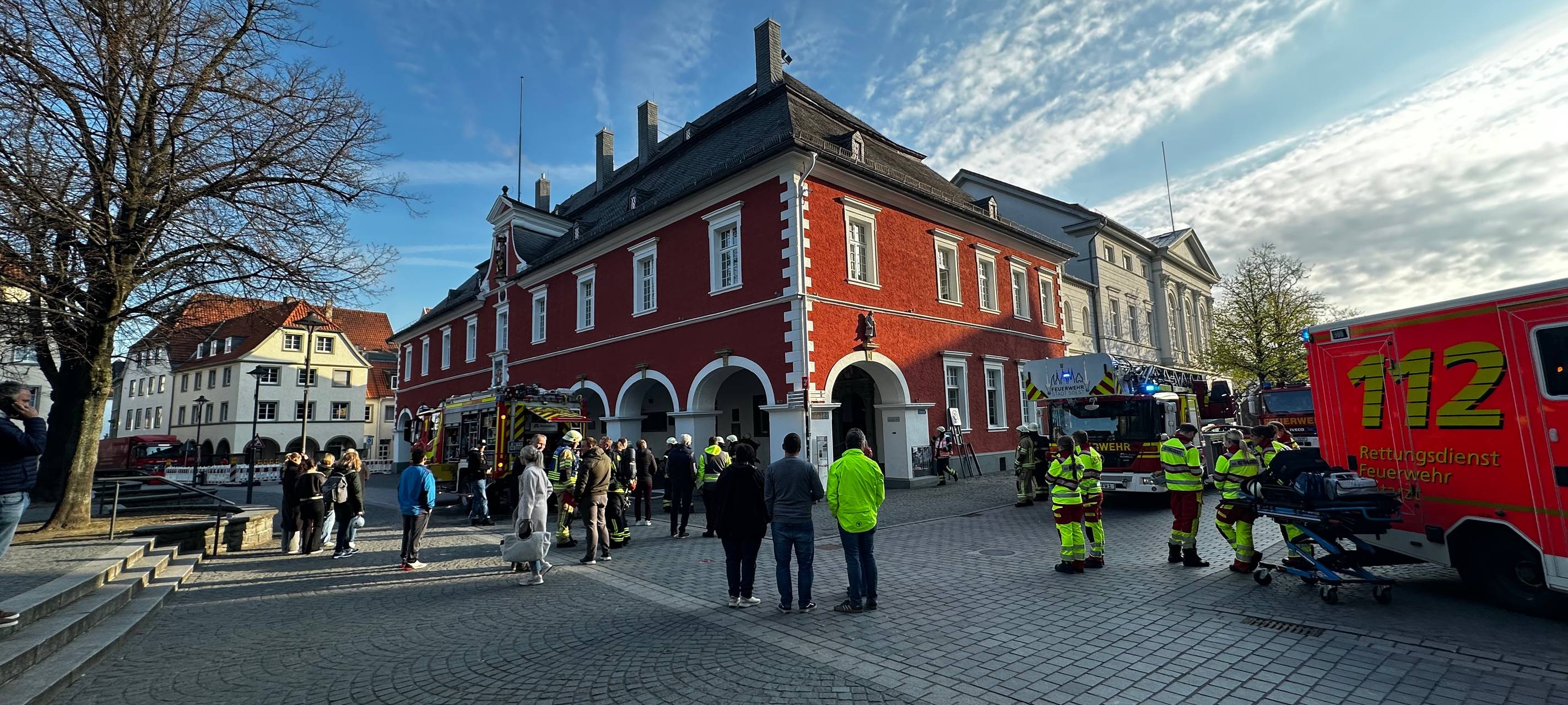 Brand im Soester Rathaus