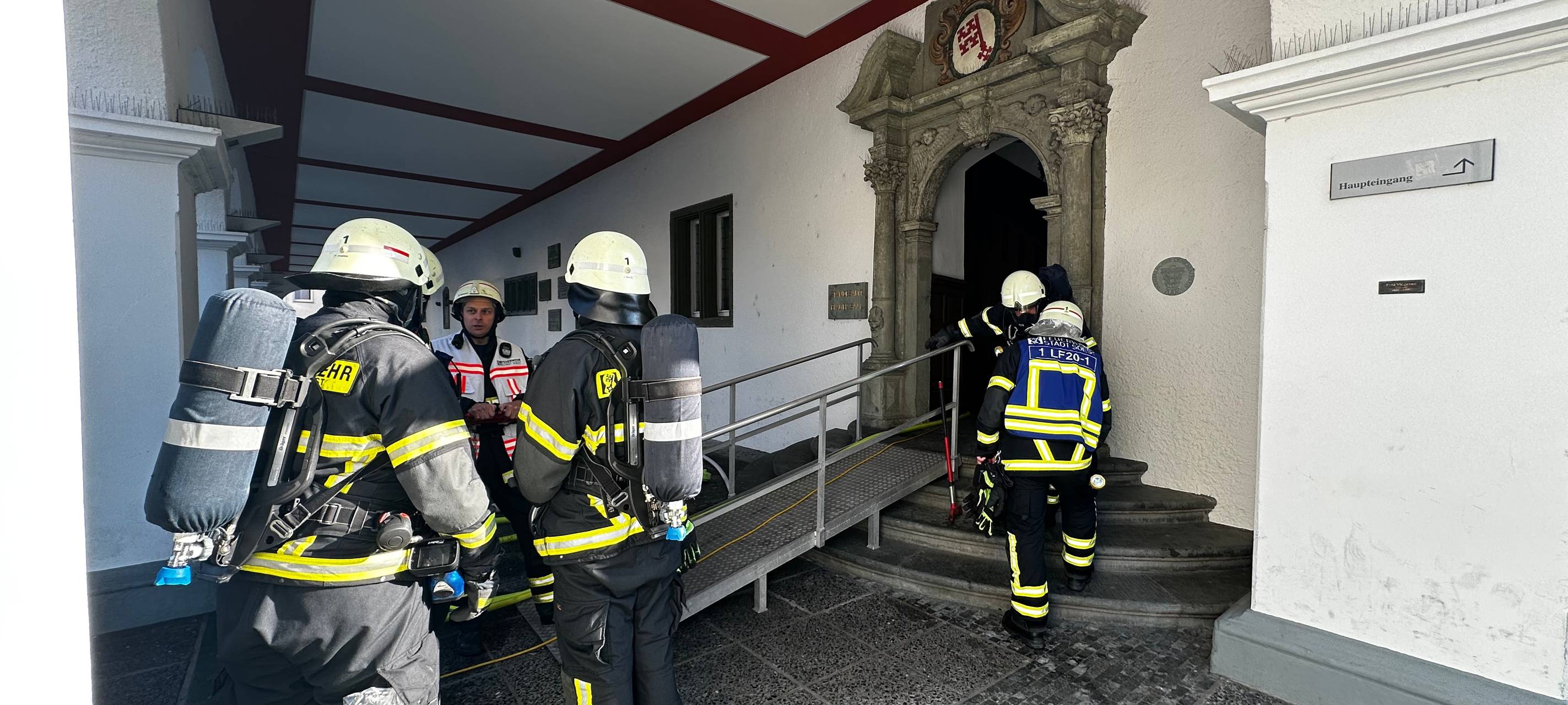 Brand im Soester Rathaus