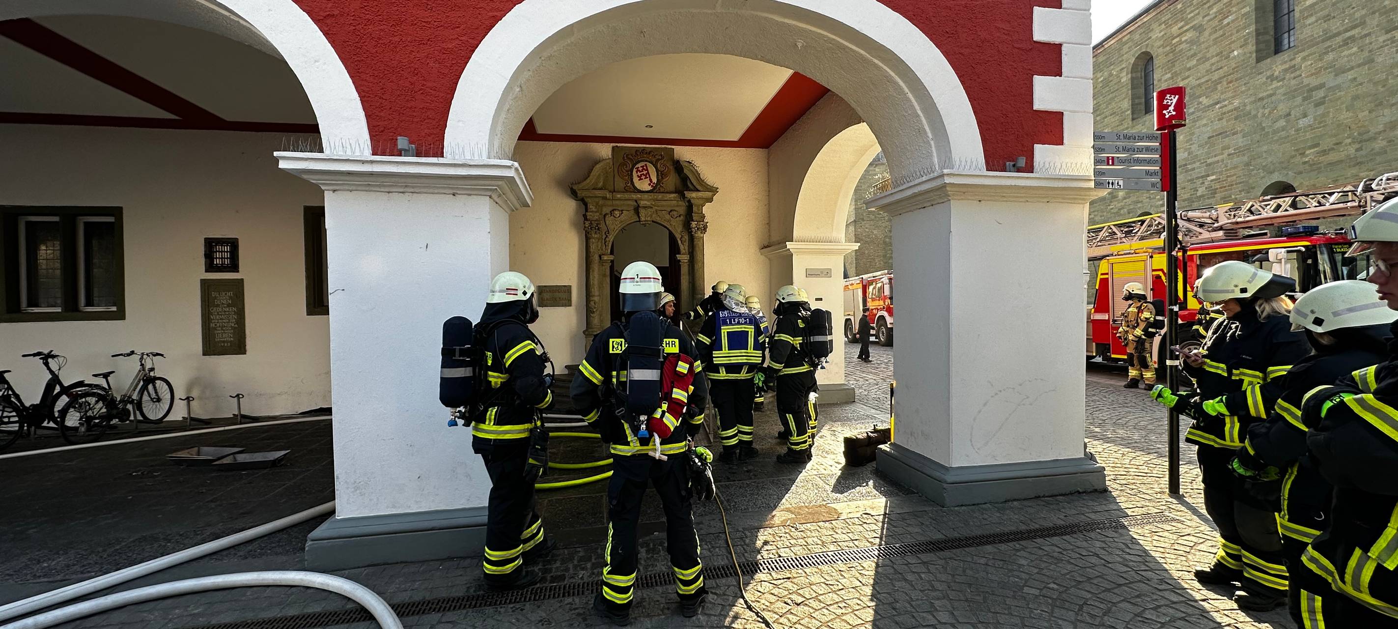 Brand im Soester Rathaus