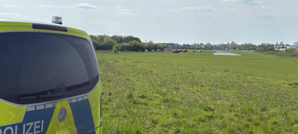 Flugzeugabsturz mit Verletzten