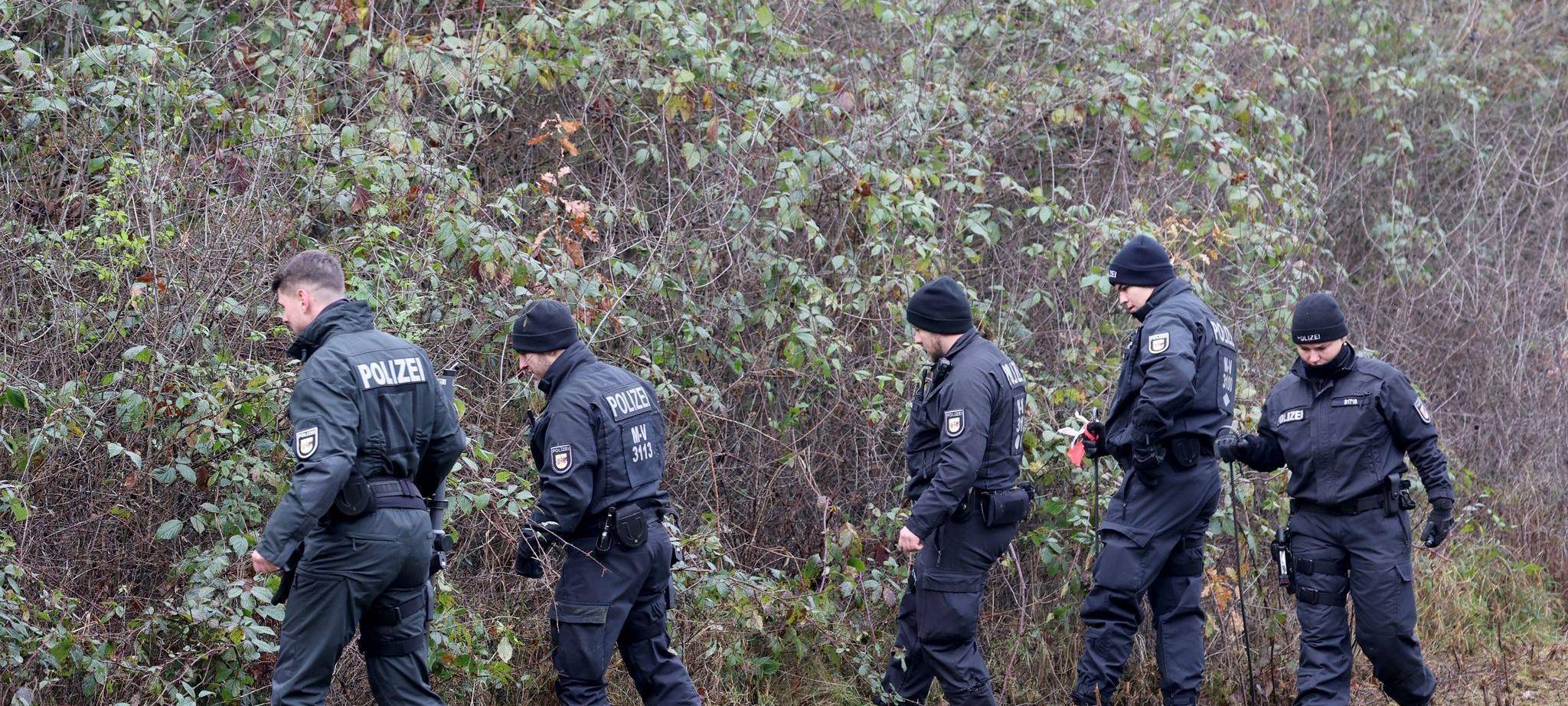 Spurensuche am Fundort im Fall Fabian