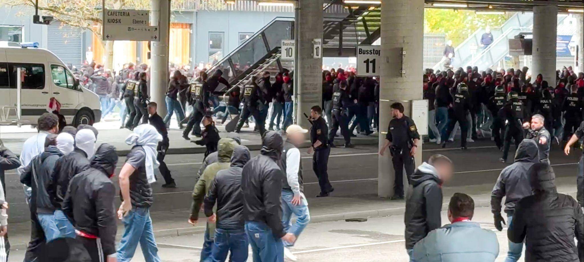 Massenschlägerei vor Bayern-Spiel – Verletzte und Festnahmen