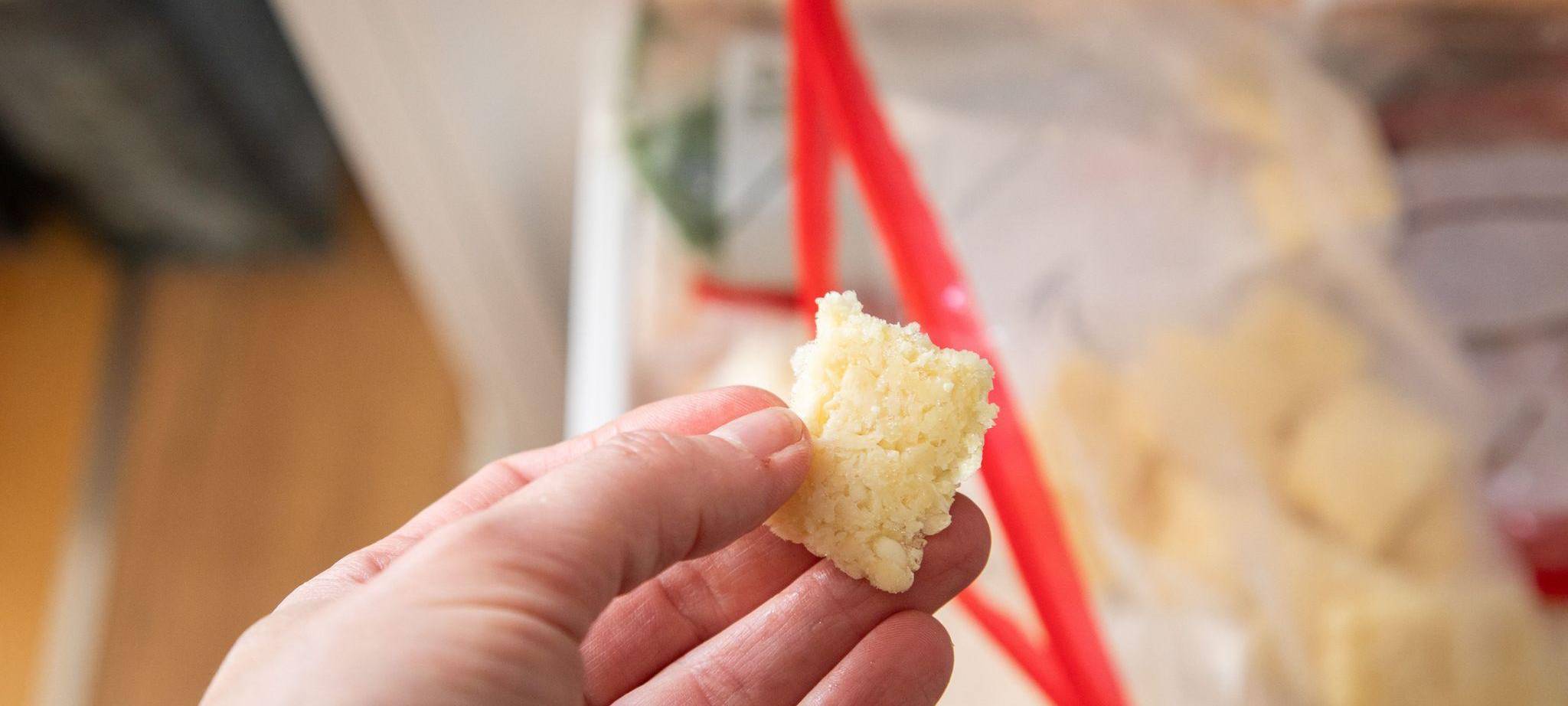 Portionierter Knoblauch aus dem Gefrierfach