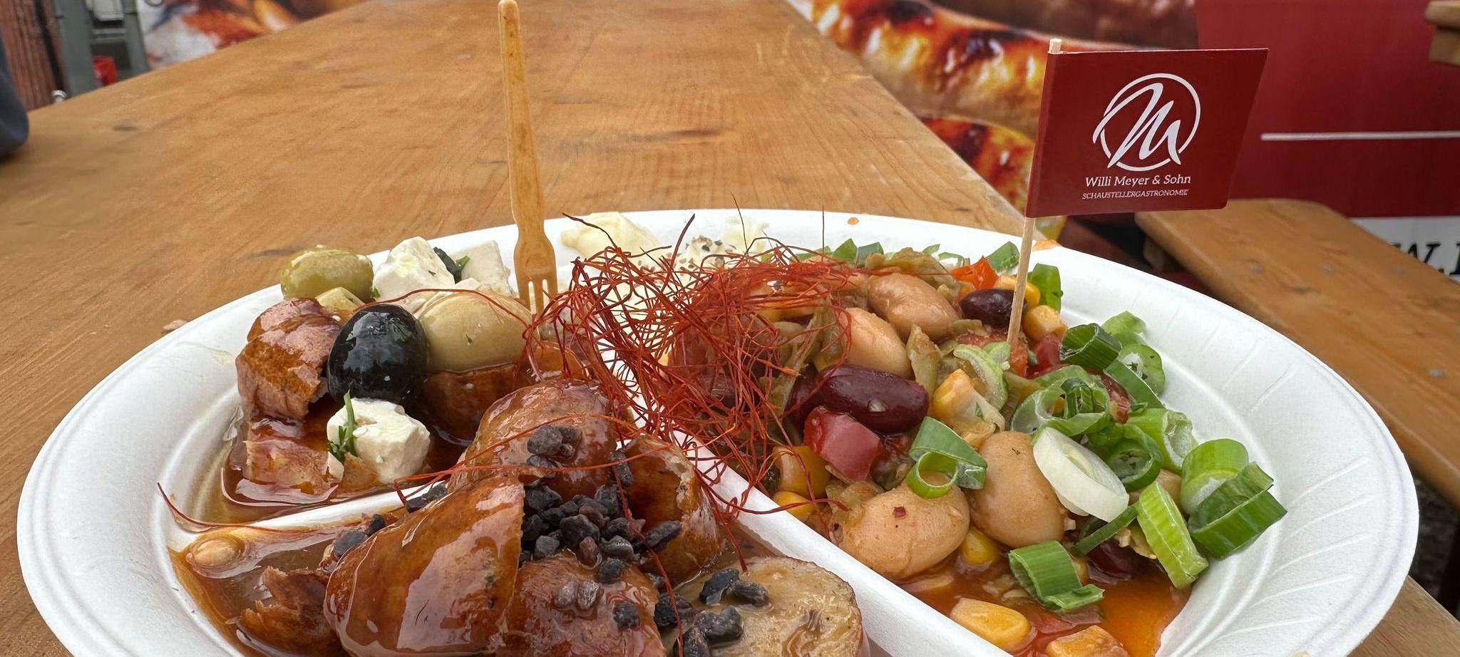 Probierteller vom Currywurst-Festival