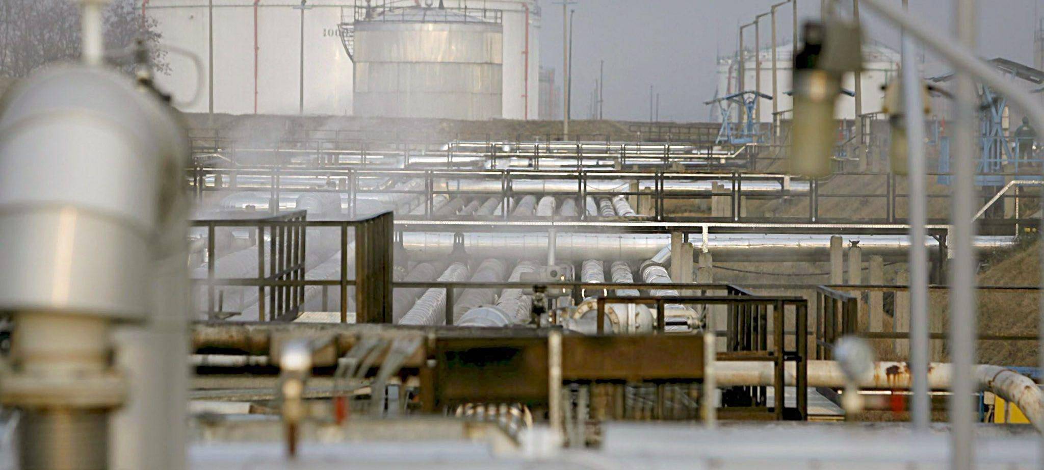 Empfangsstation der Druschba-Ölpipeline in Ungarn