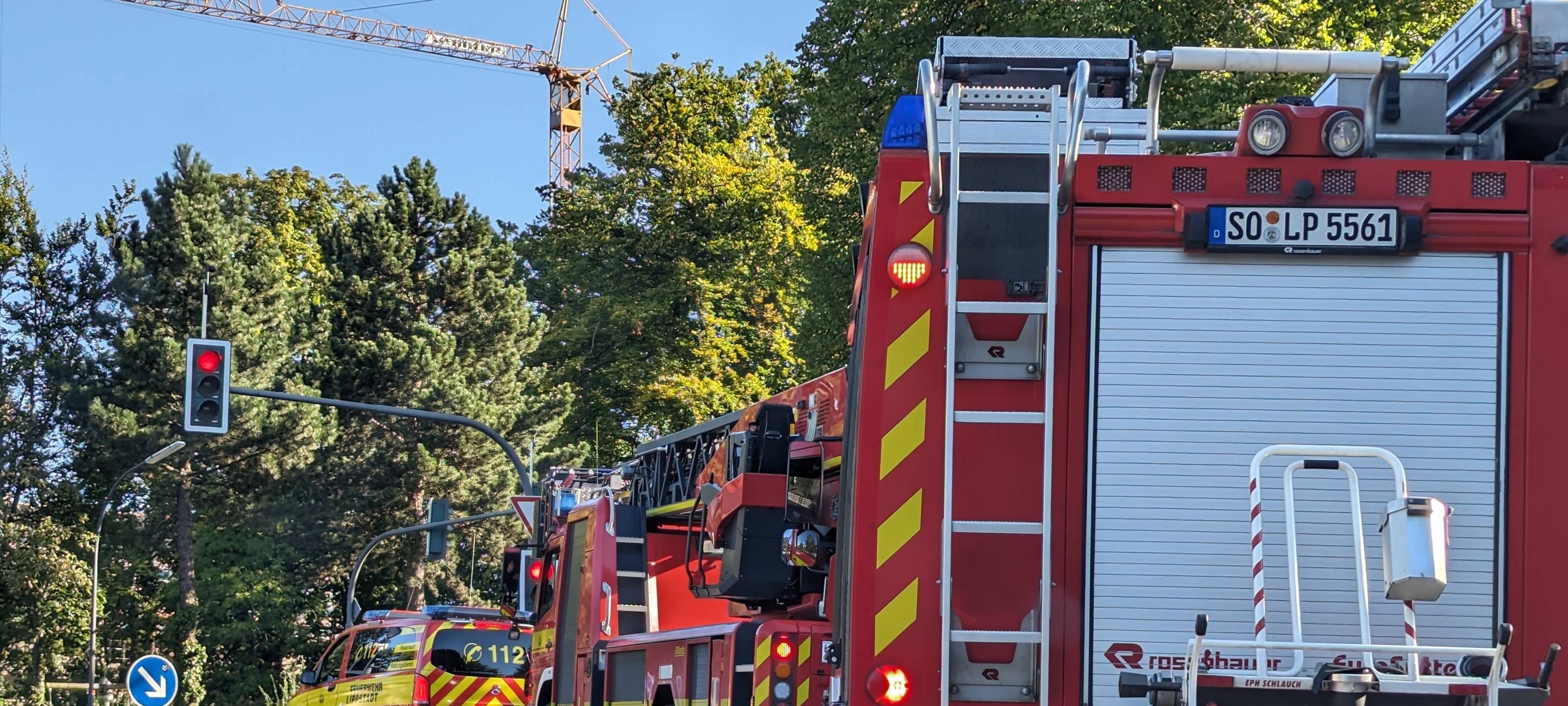 Großeinsatz in Geseke: Feuer zerstört Einfamilienhaus