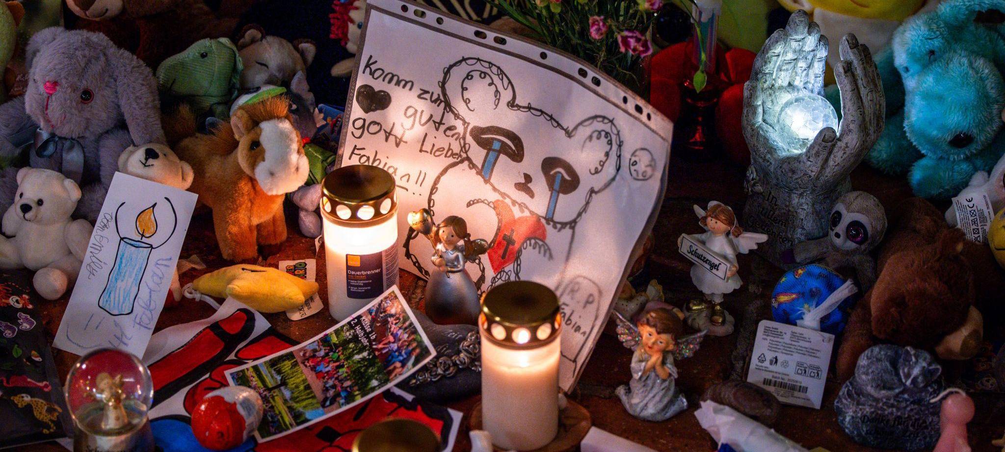 Trauer um getöteten achtjährigen Fabian