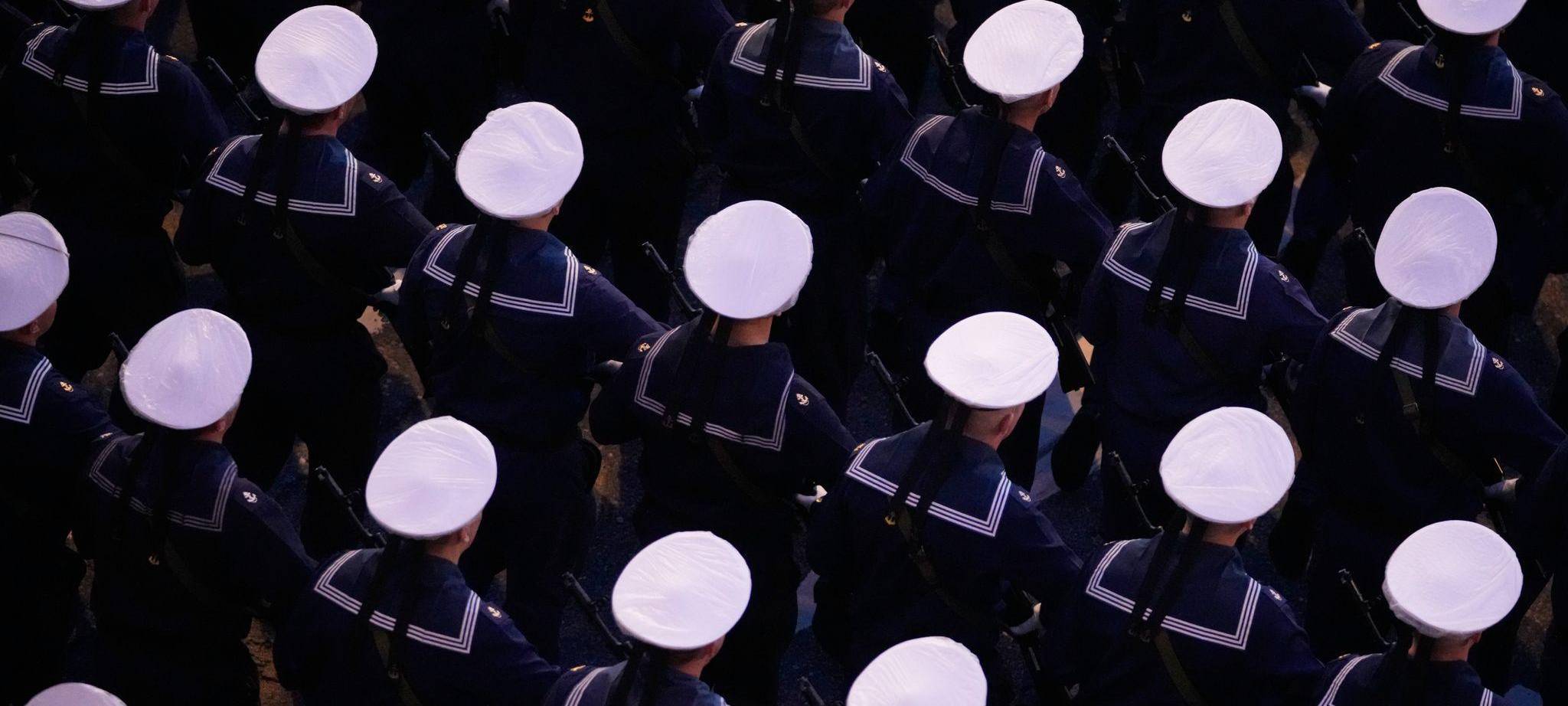 Probe der Parade zum Tag des Sieges