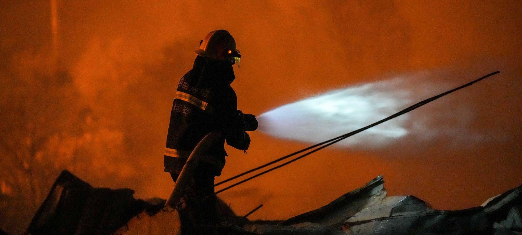 Explosion in Feuerwerksfabrik in China