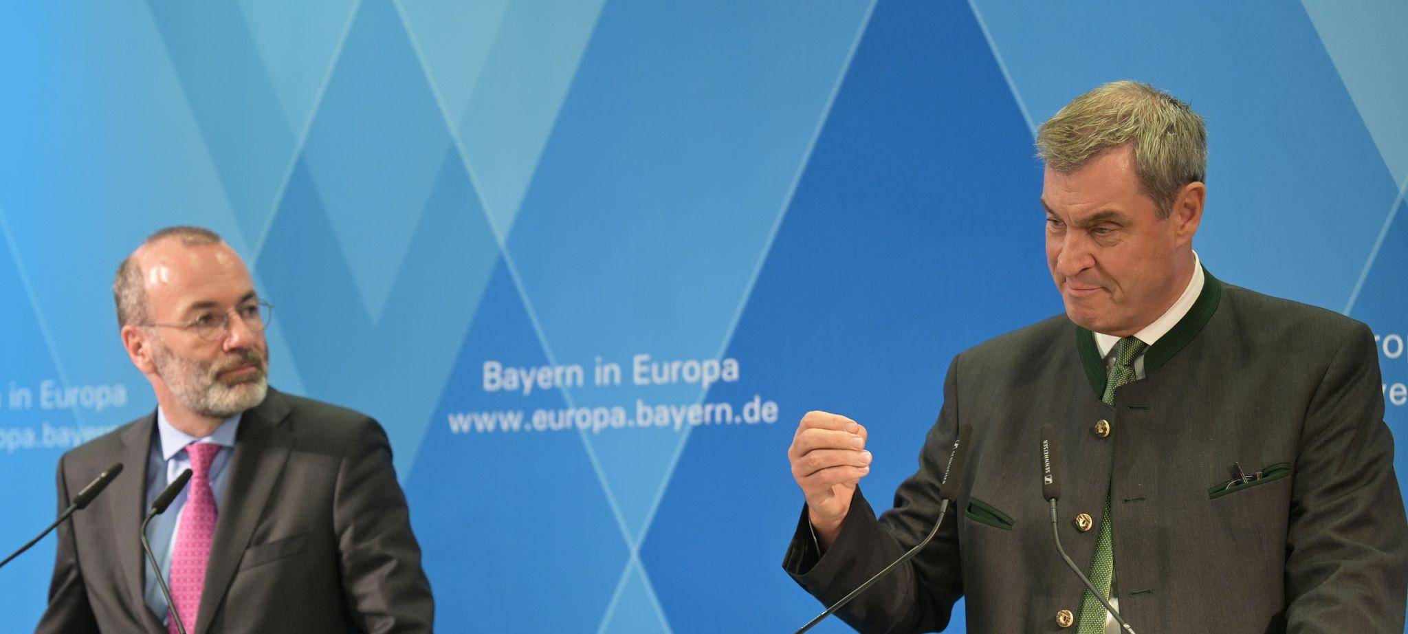 Söder und bayerisches Kabinett in Brüssel