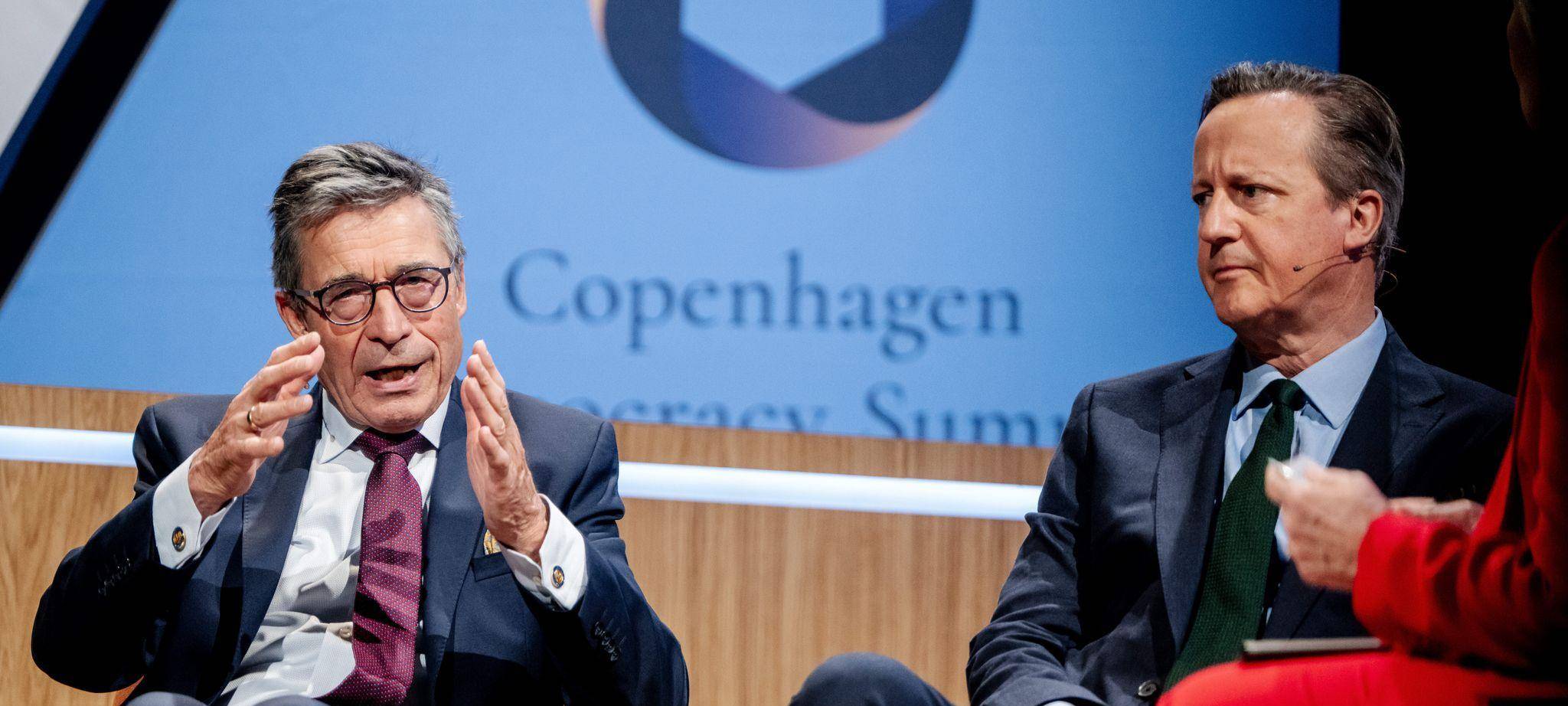 Anders Fogh Rasmussen und James Cameron