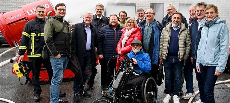 Wie eine Schneekanone: Soests neues Feuerwehr-Gerät