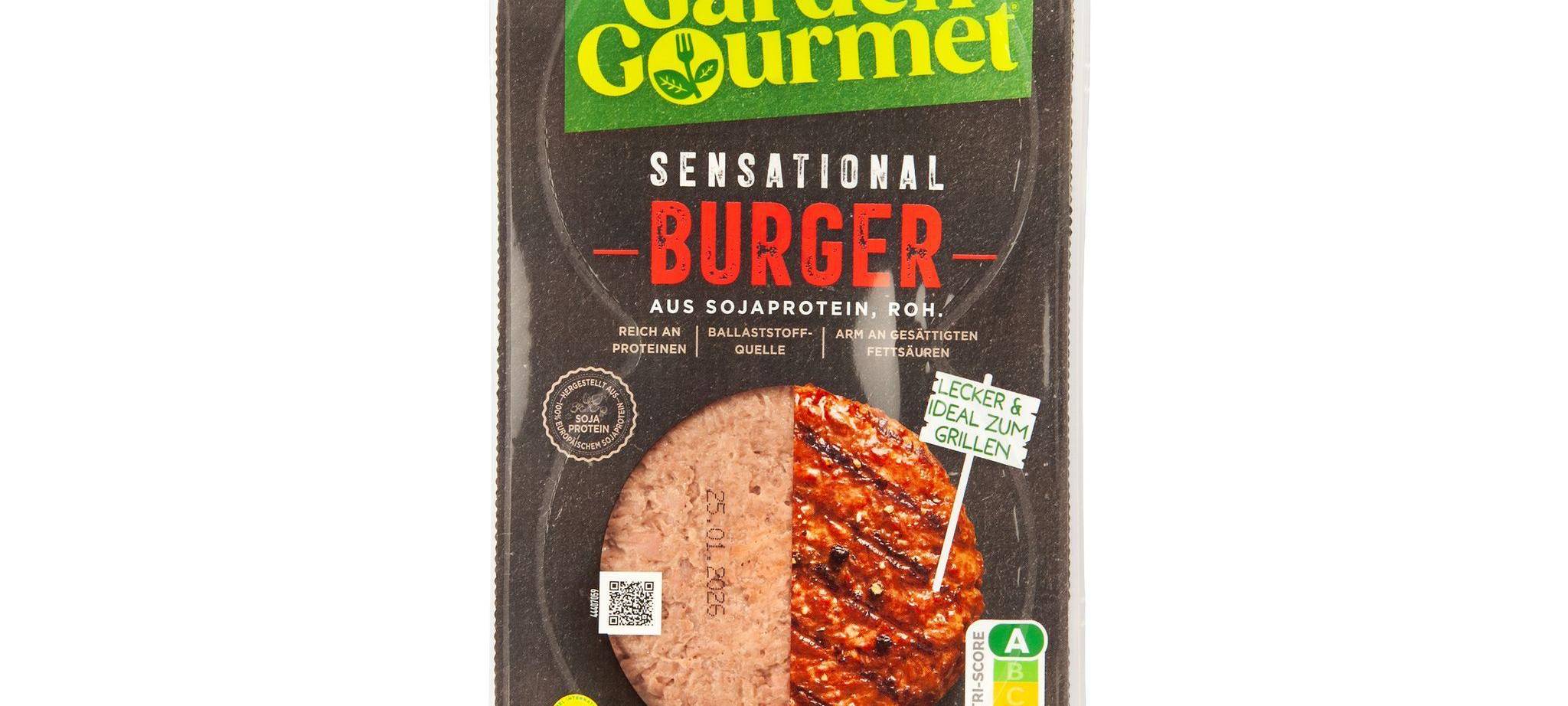 «Sensational Burger aus Sojaprotein» von Garden Gourmet