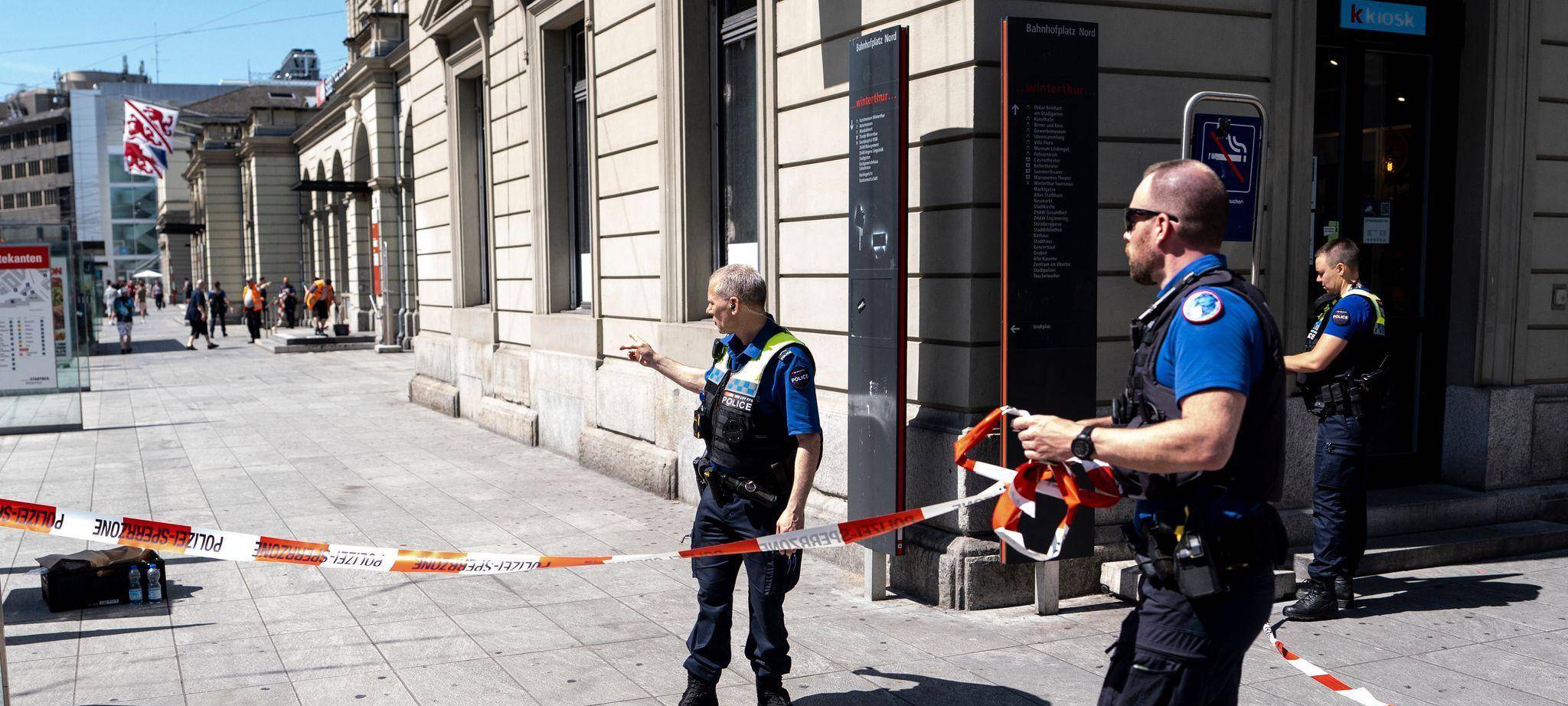 Terrorakt mit Messer am Bahnhof Winterthur: Drei Verletzte