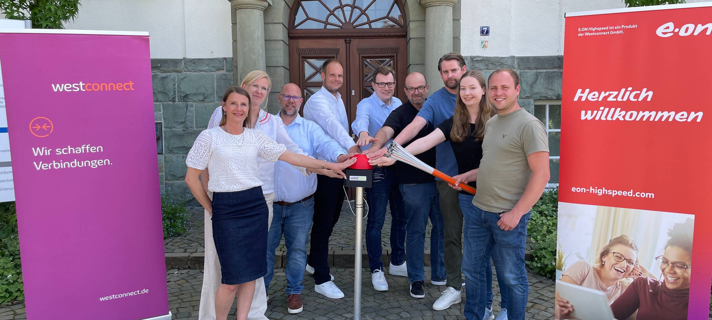 Glasfasernetz in Hovestadt in Betrieb