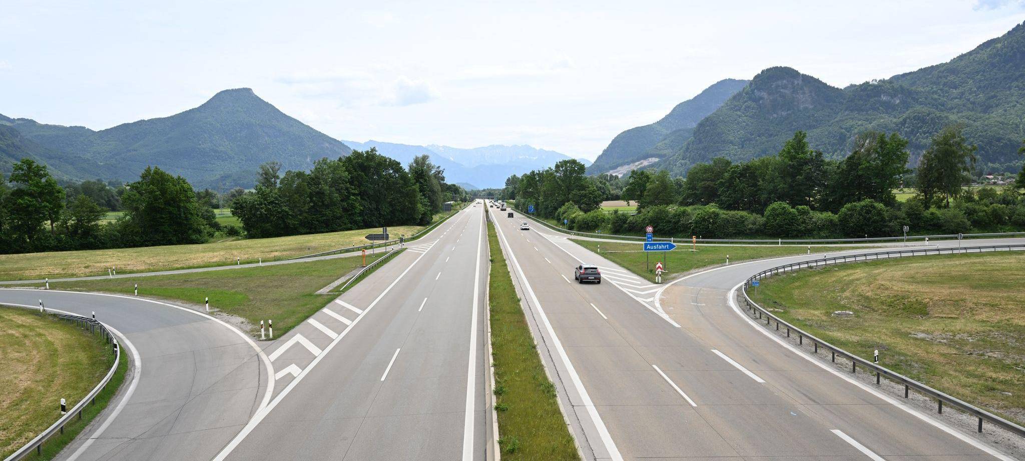 Demo auf Brennerautobahn - Deutschland