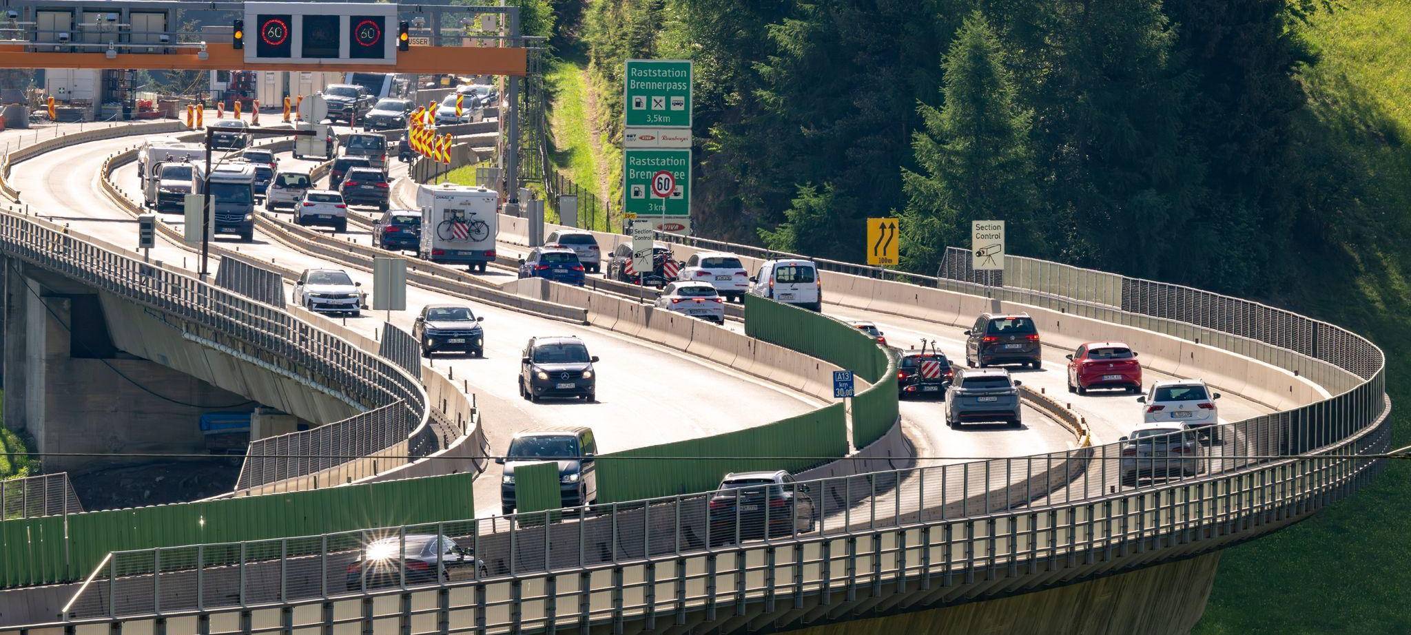 Nach der Demo auf der Brennerautobahn mit Totalsperre