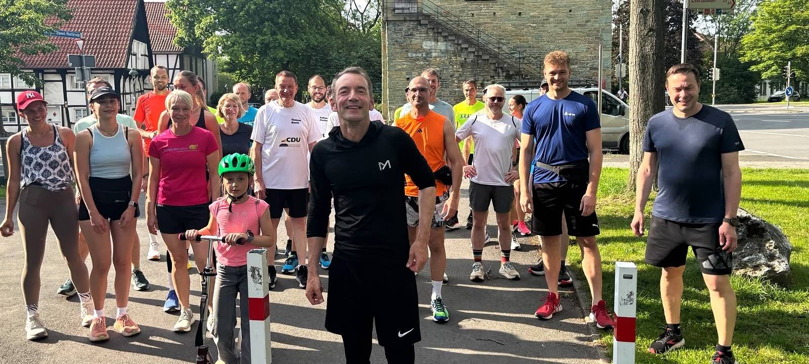 Joggen mit dem Bürgermeister in Soest