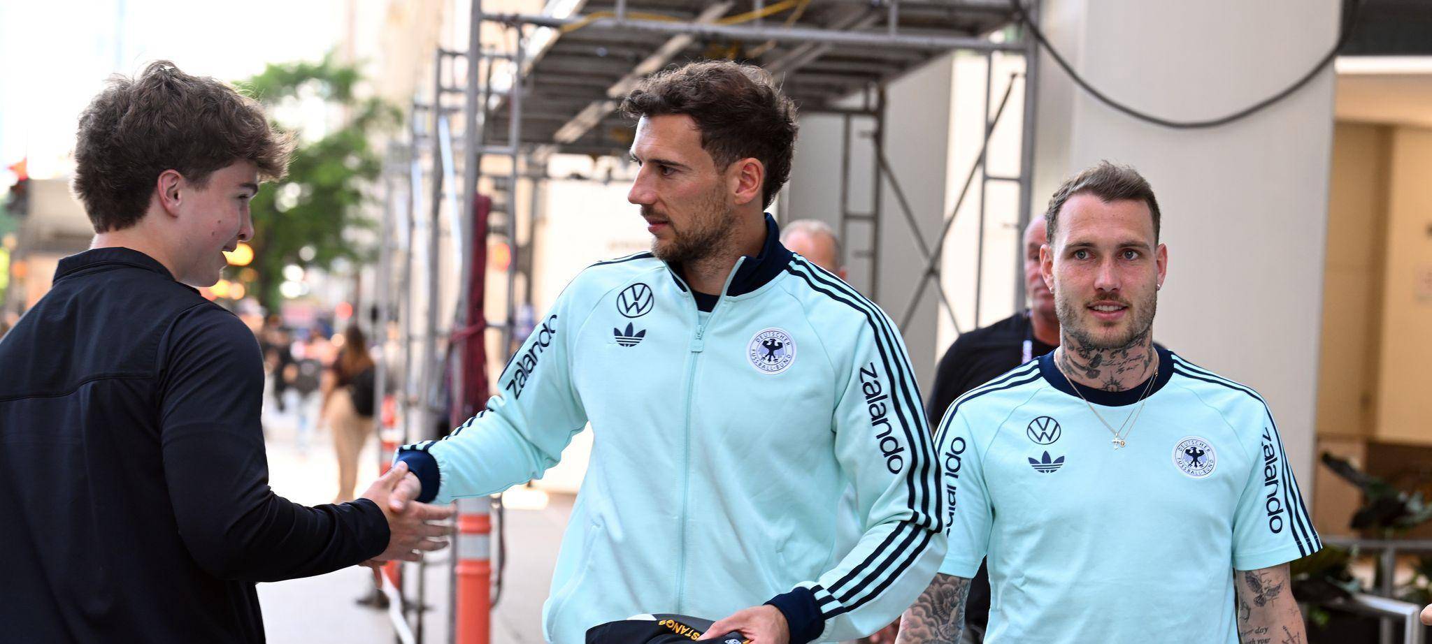 Leon Goretzka und David Raum