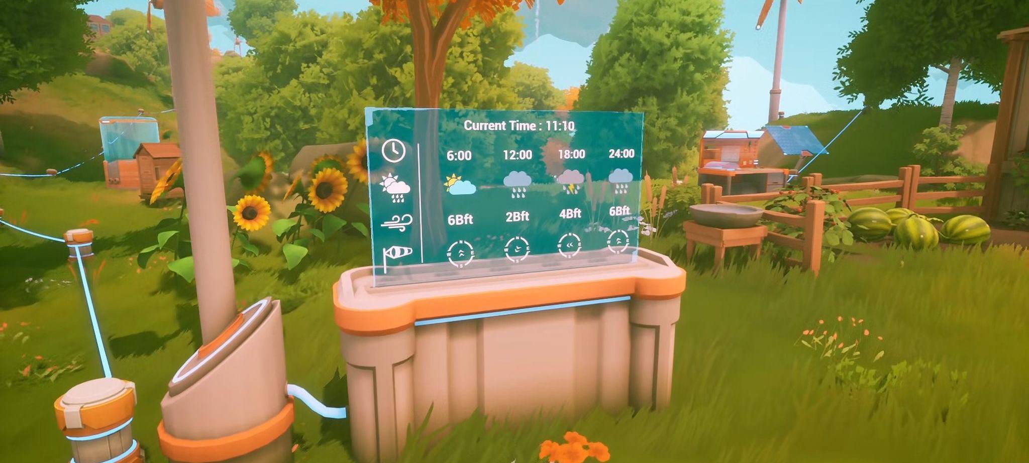 Screenshot aus dem Spiel «Solarpunk»