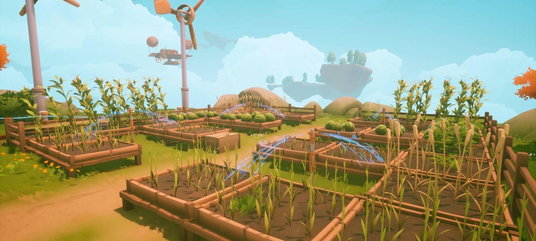 Screenshot aus dem Spiel «Solarpunk»
