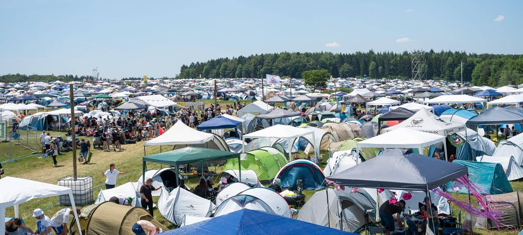 Anreisetag und Vorbereitungen Southside-Festival
