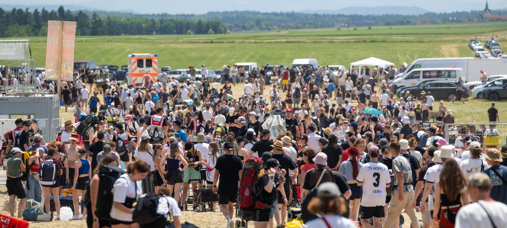 Anreisetag und Vorbereitungen Southside-Festival