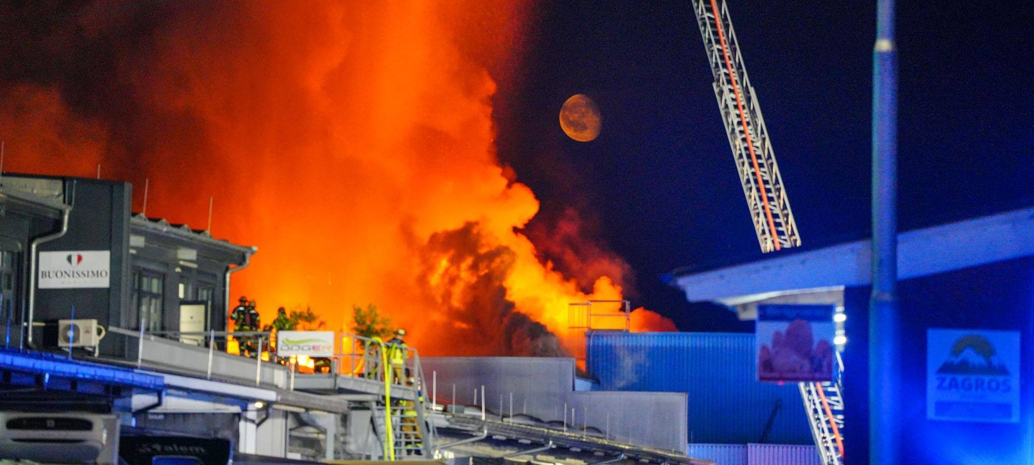 Großbrand in Stuttgart