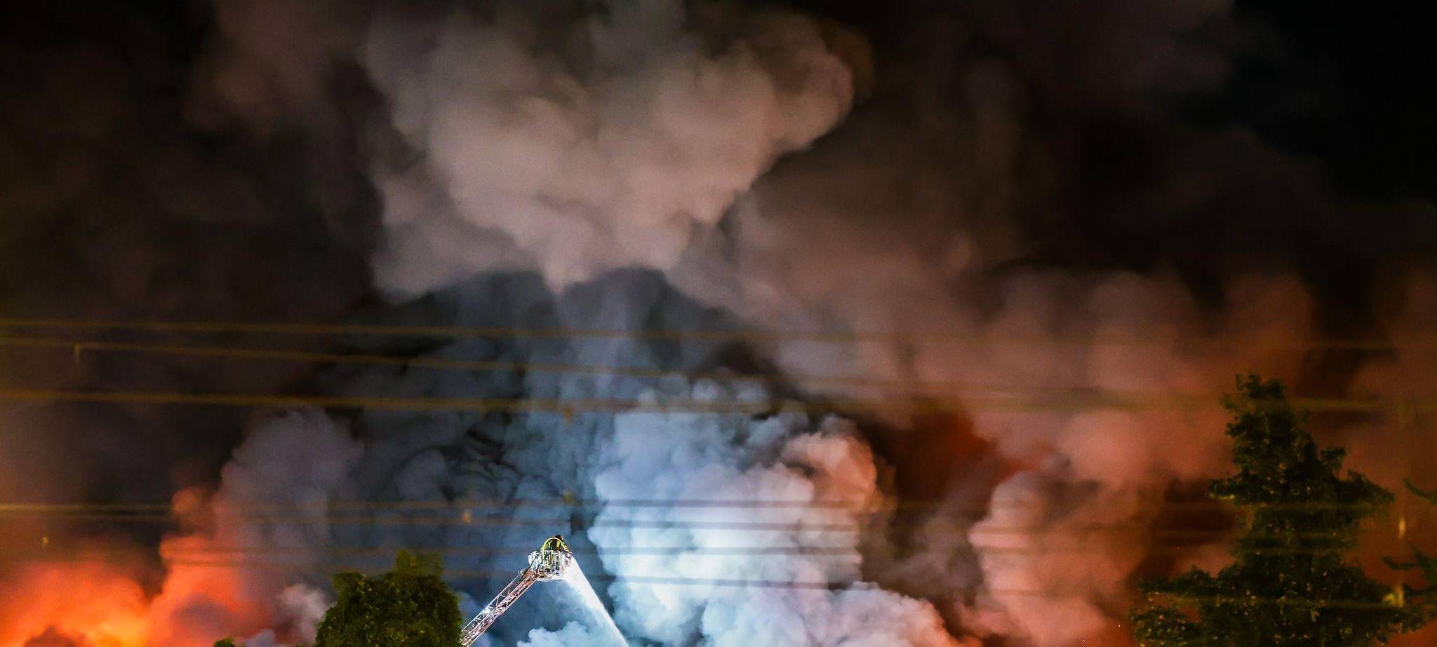 Feuer in Stuttgart