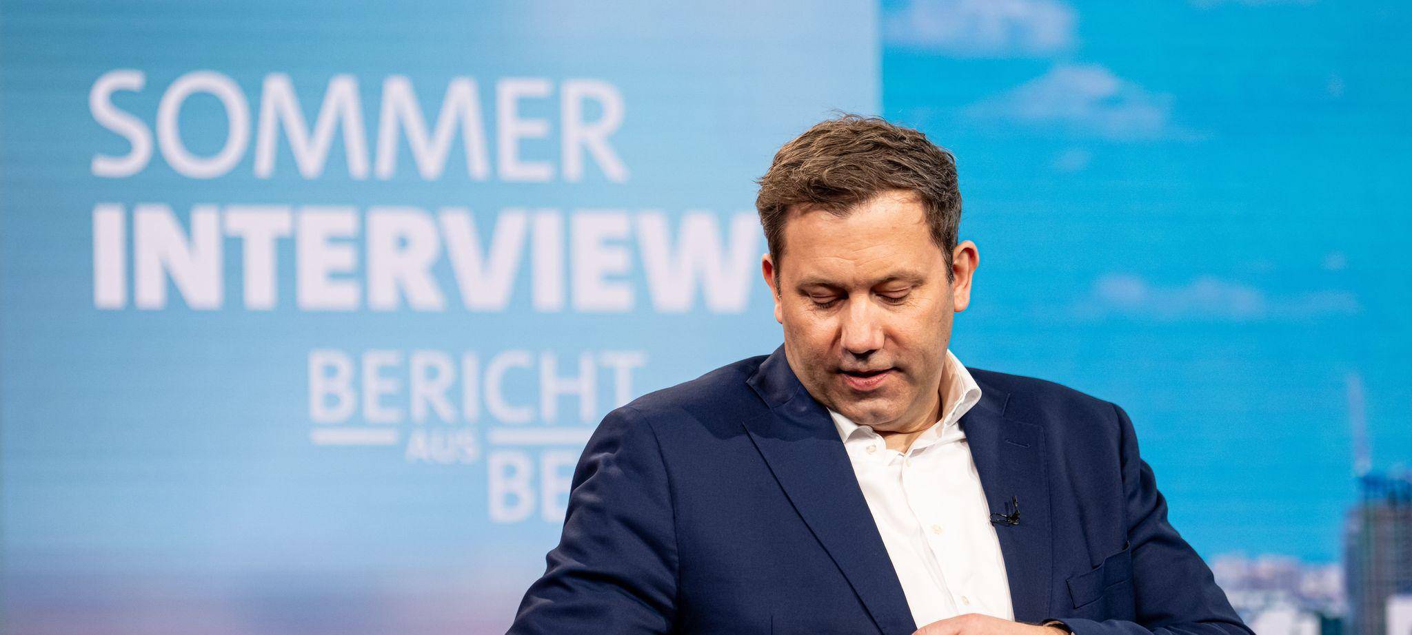Sommerinterview Klingbeil