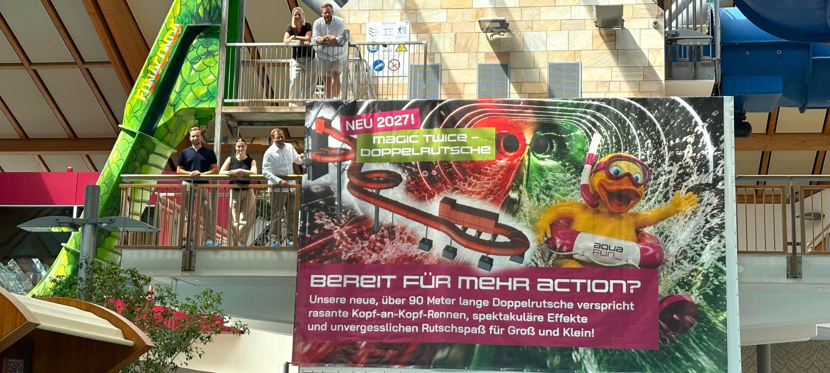 Neue Doppelrutsche fürs AquaFun Soest kommt 2027