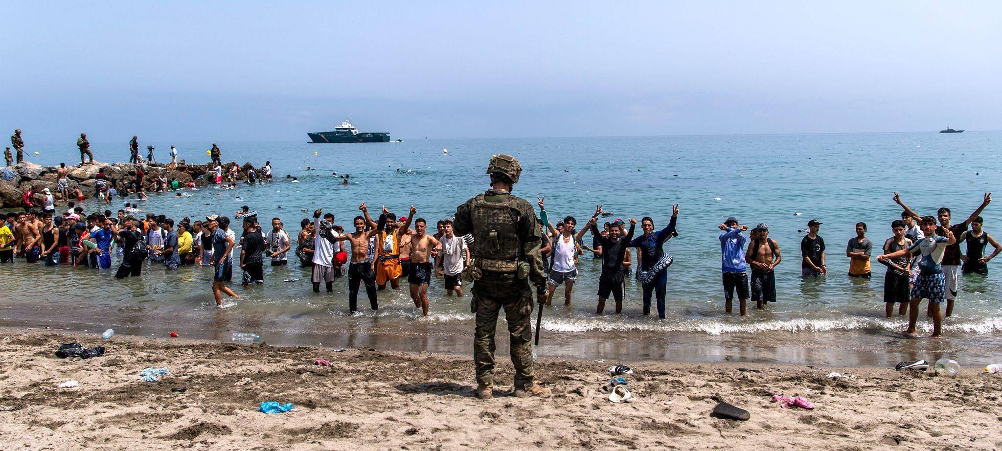 Migranten in Spanien - Ceuta