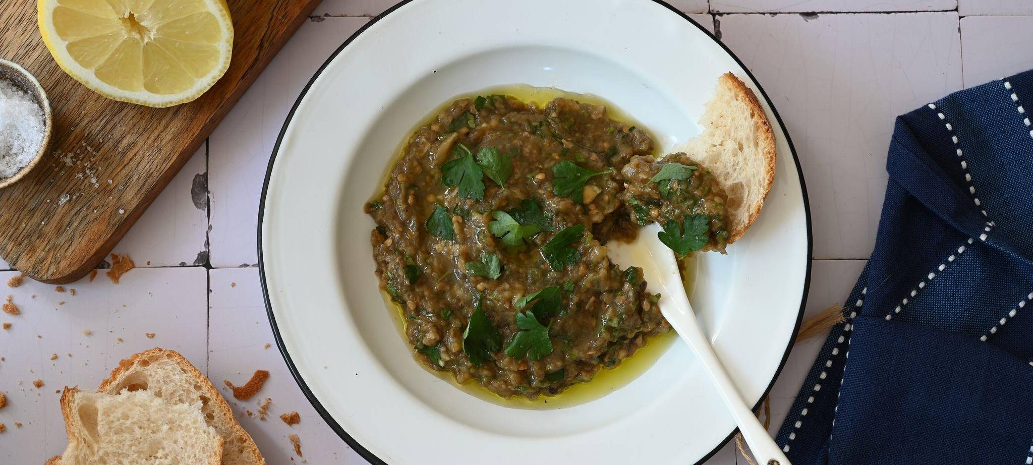 Griechischer Auberginendip Melitzanosalata