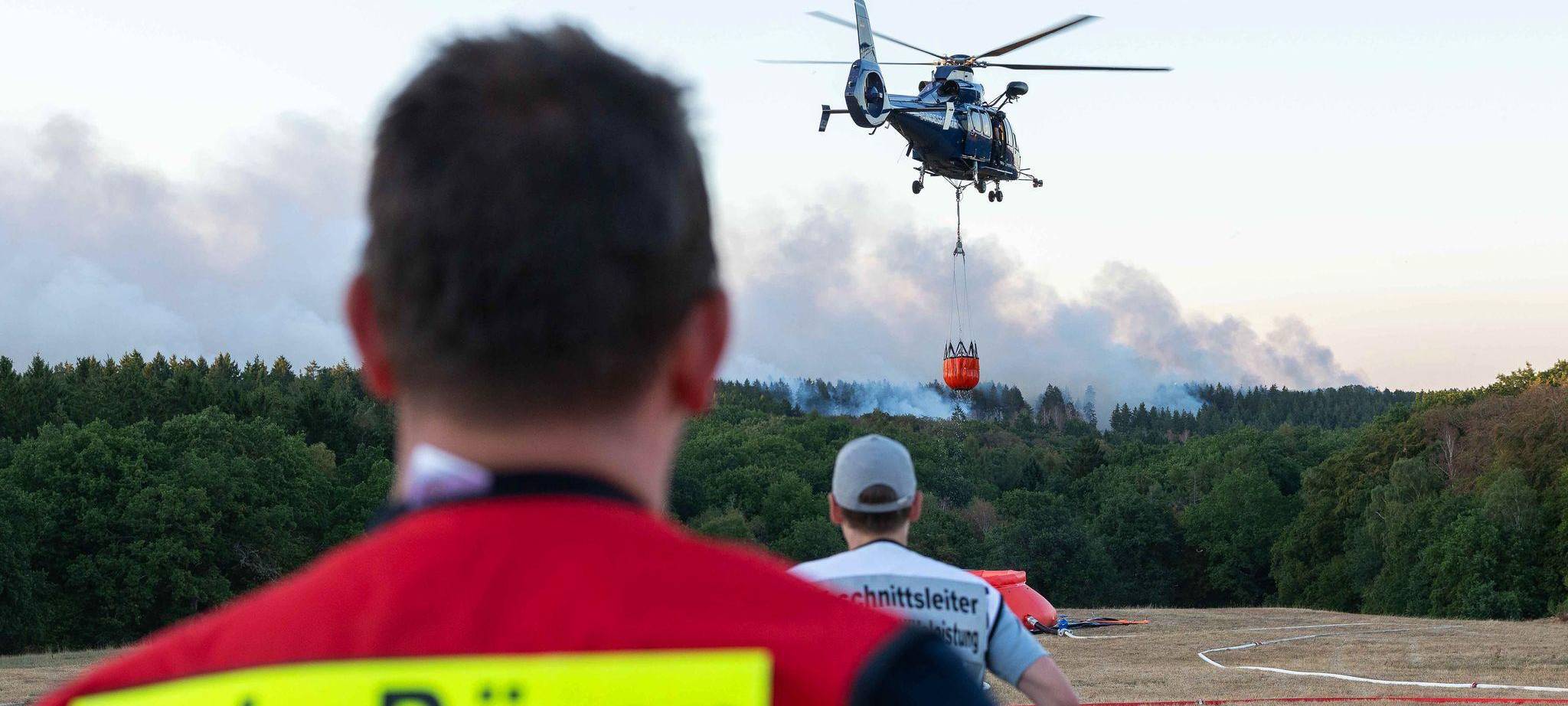 Waldbrand im Hürtgenwald