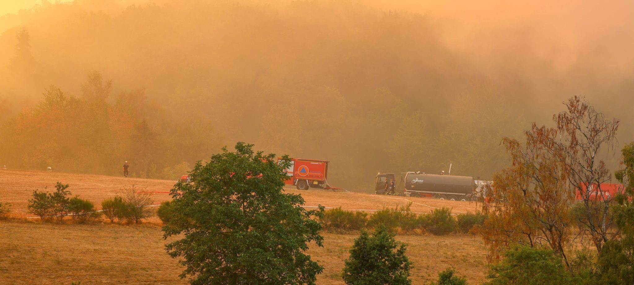 Waldbrand im Hürtgenwald