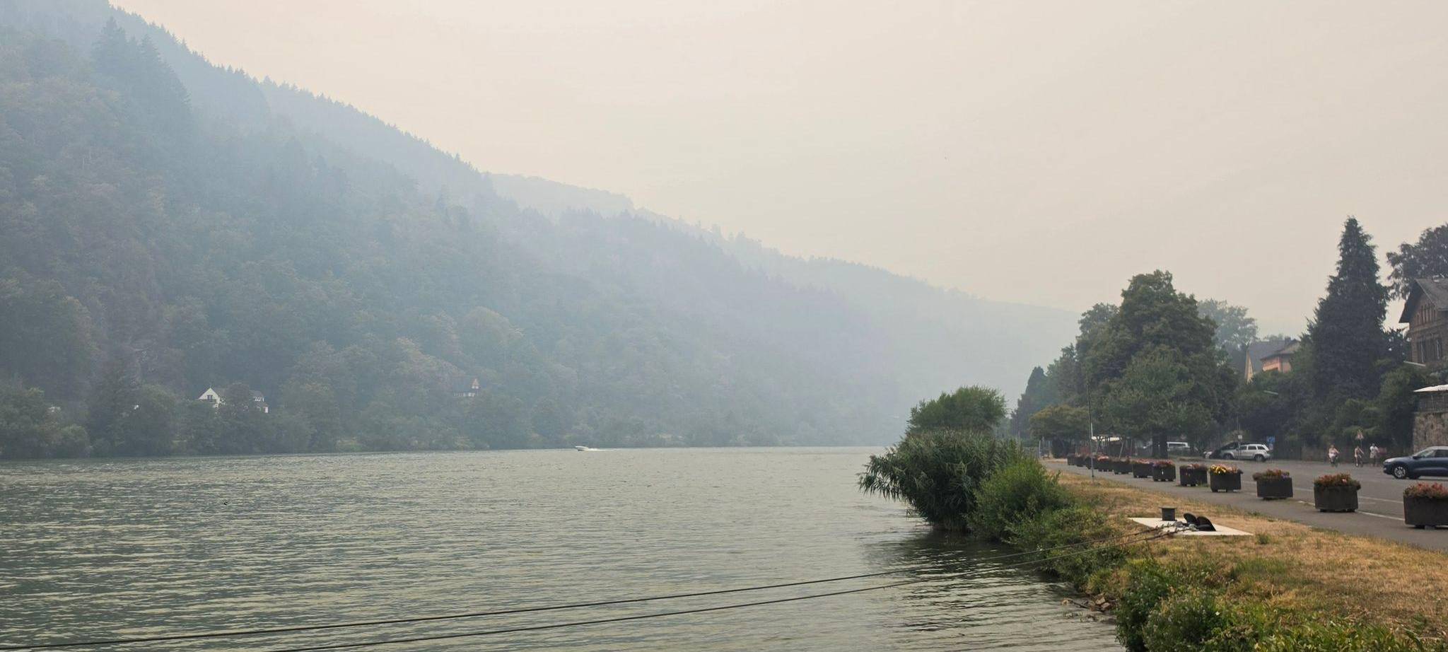 Starke Rauchentwicklung im Kreis Bernkastel-Wittlich