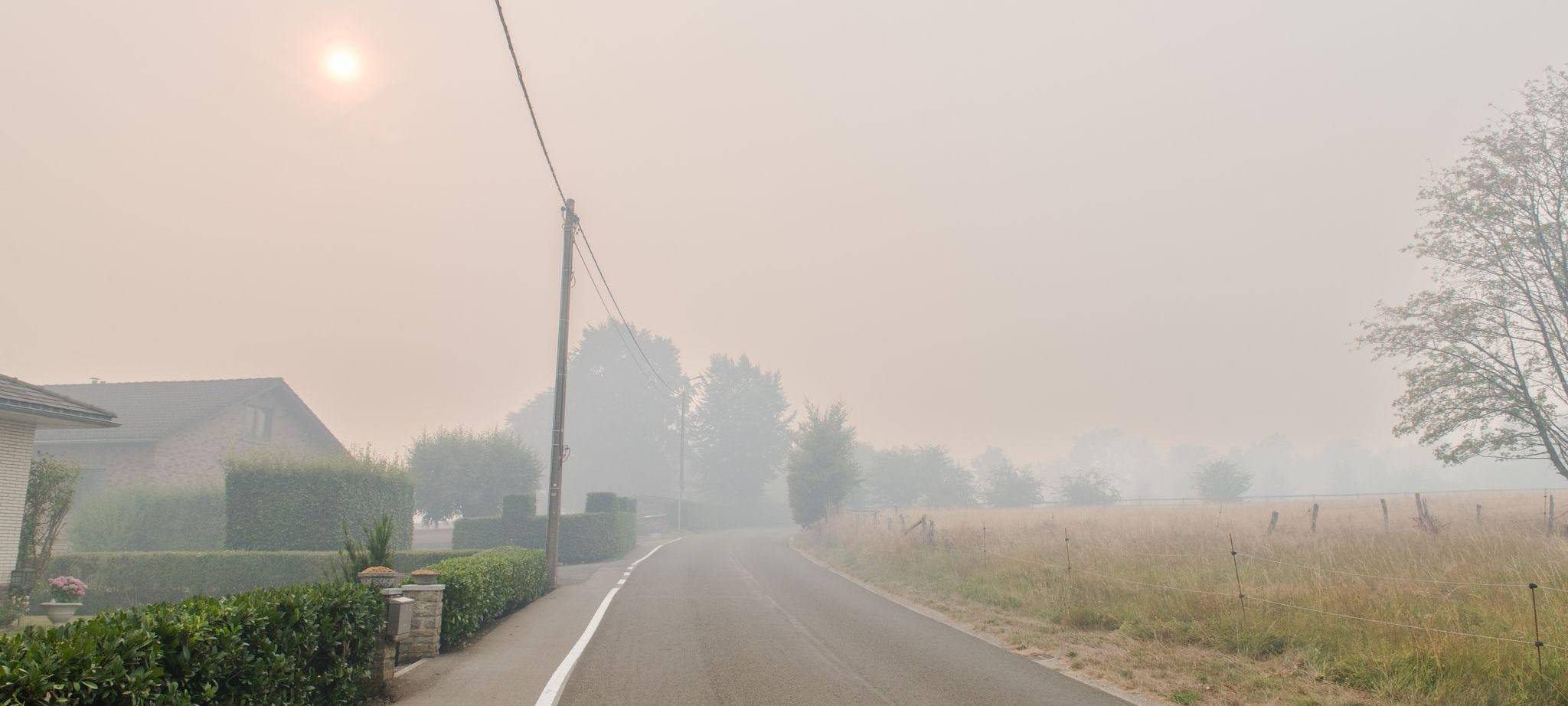 Brand im Hohen Venn