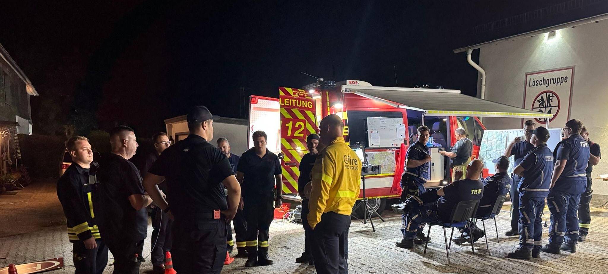 Waldbrand in Belgien