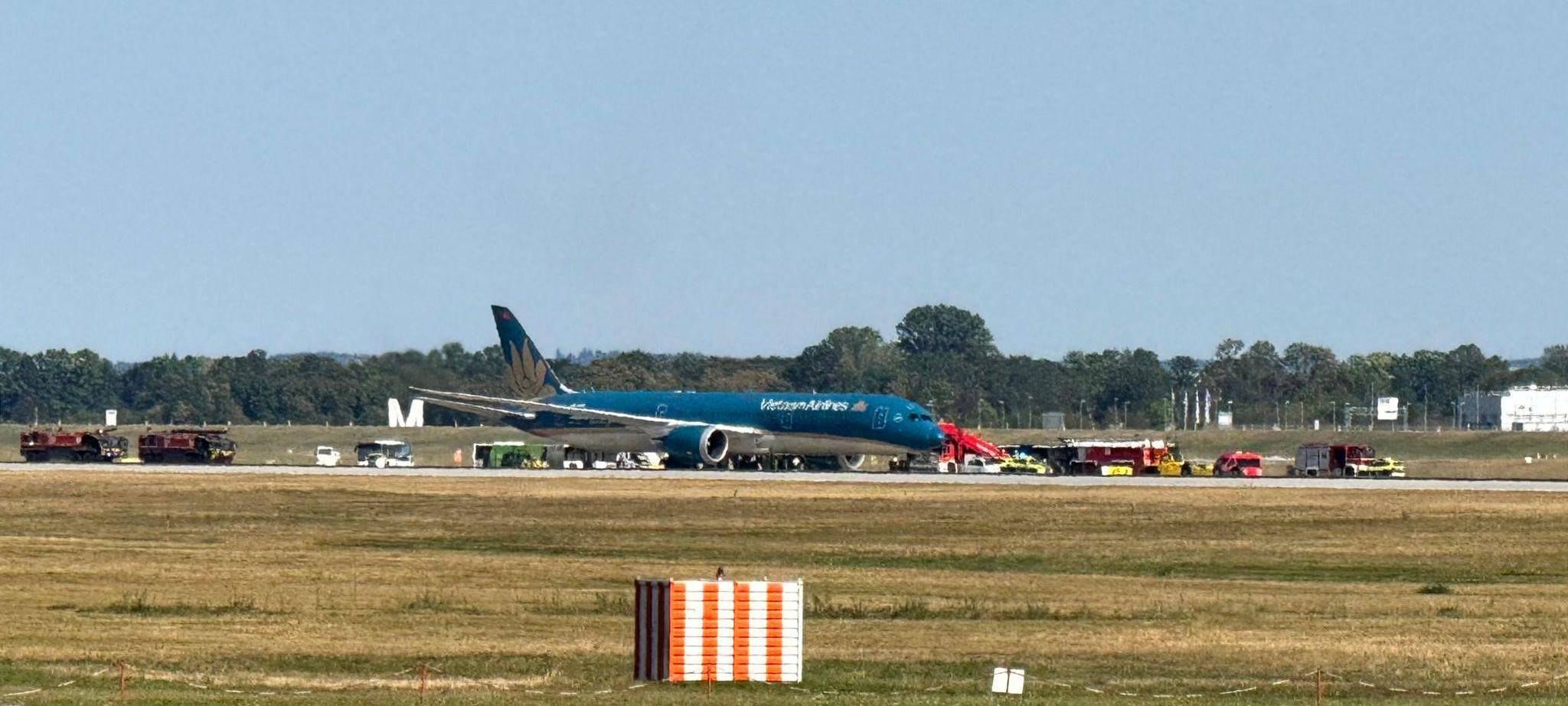 Flugzeug kehrt nach Start am Münchner Flughafen um
