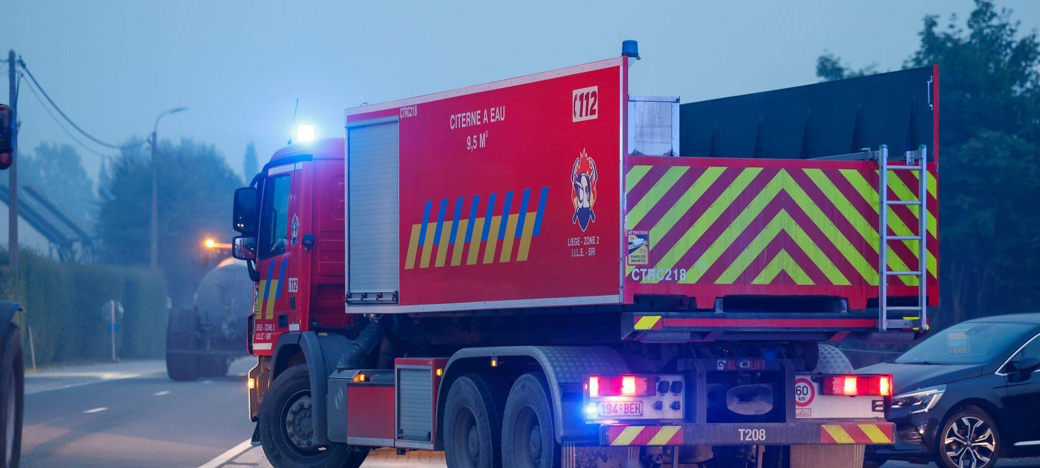 Waldbrand in Belgien