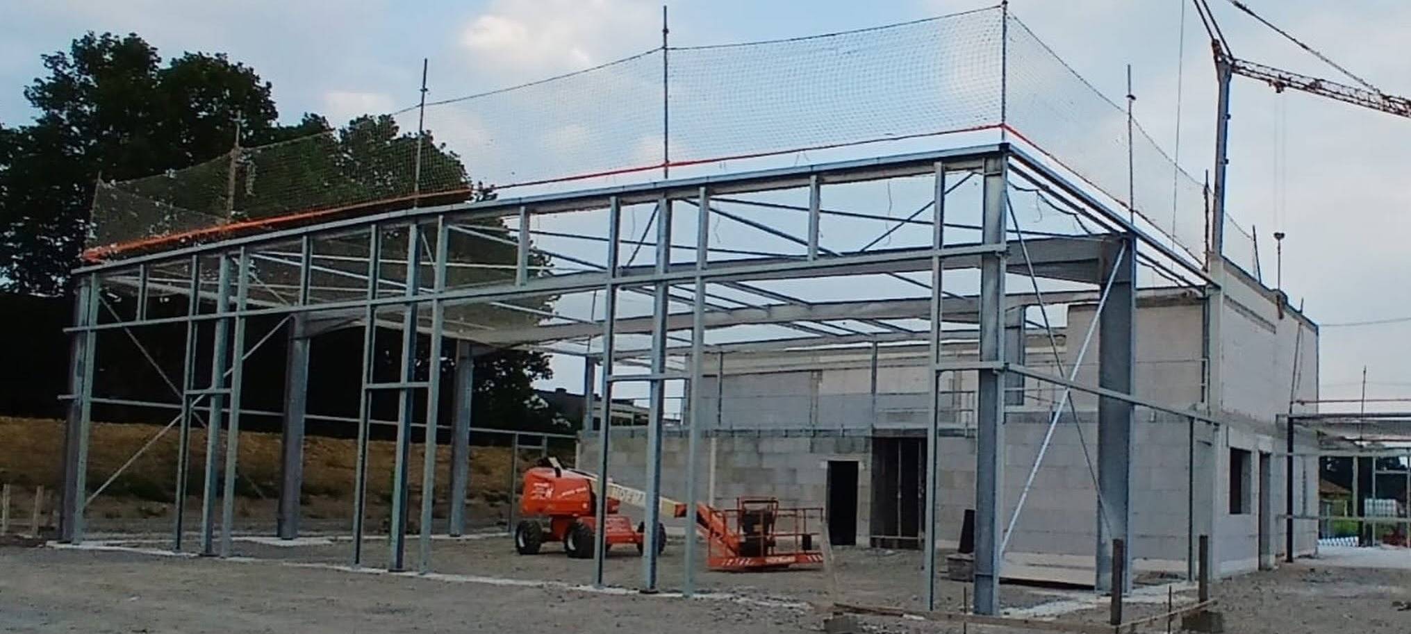 Bau des Gerätehauses in Langeneicke kommt voran