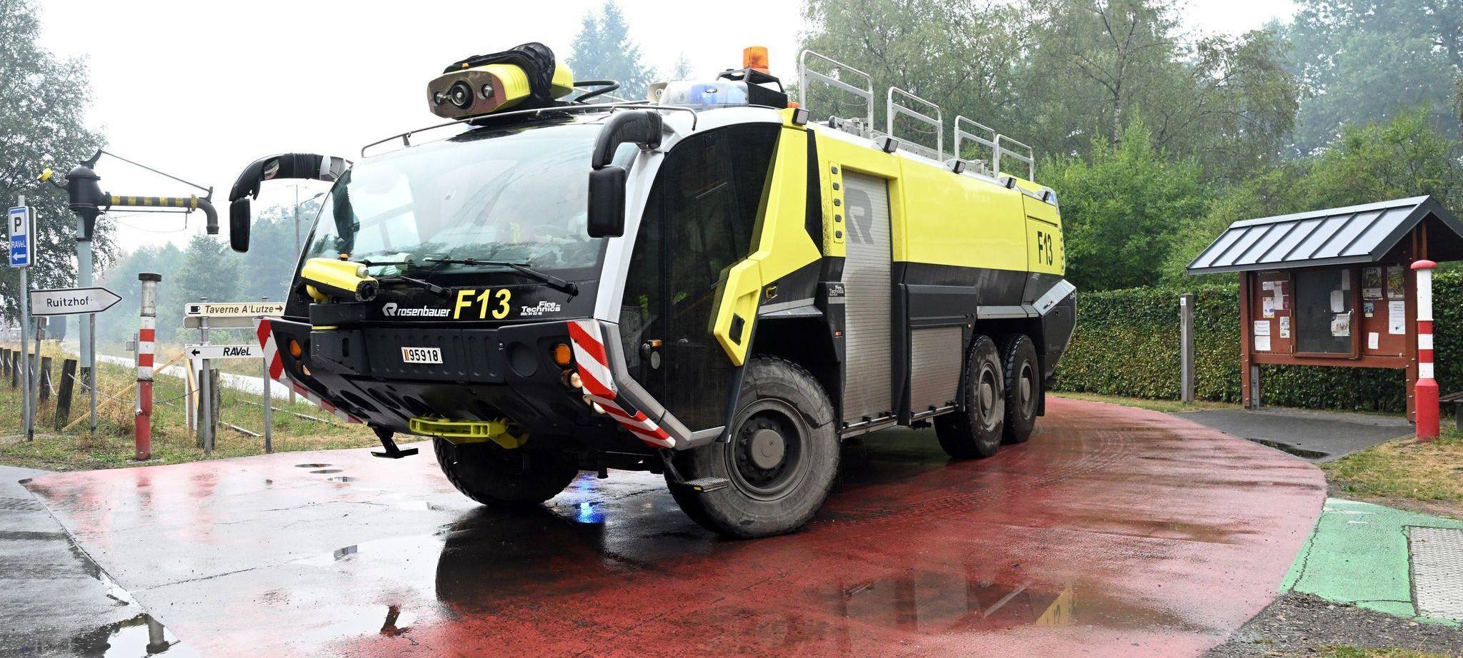 Waldbrand im Hohen Venn
