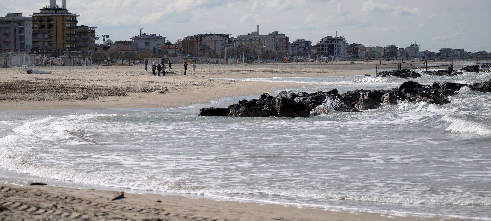 Strand an der italienischen Adria