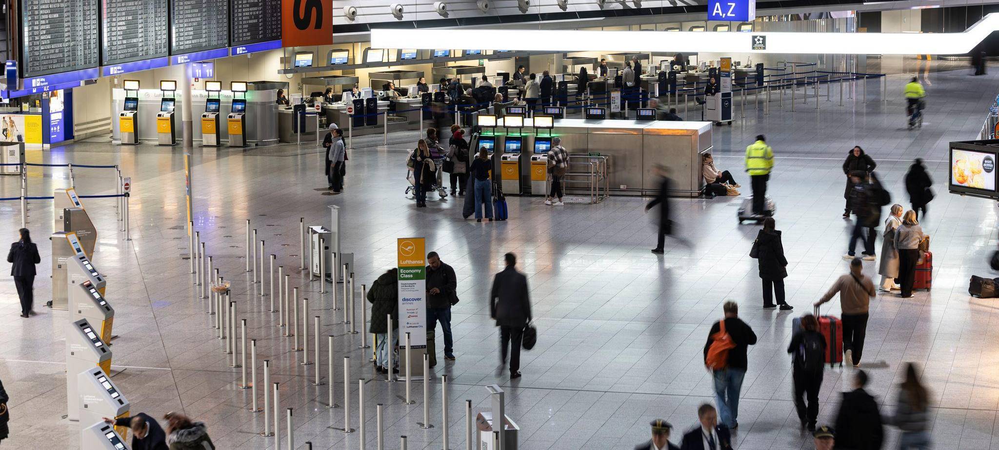 Betrieb am Flughafen Frankfurt/Main