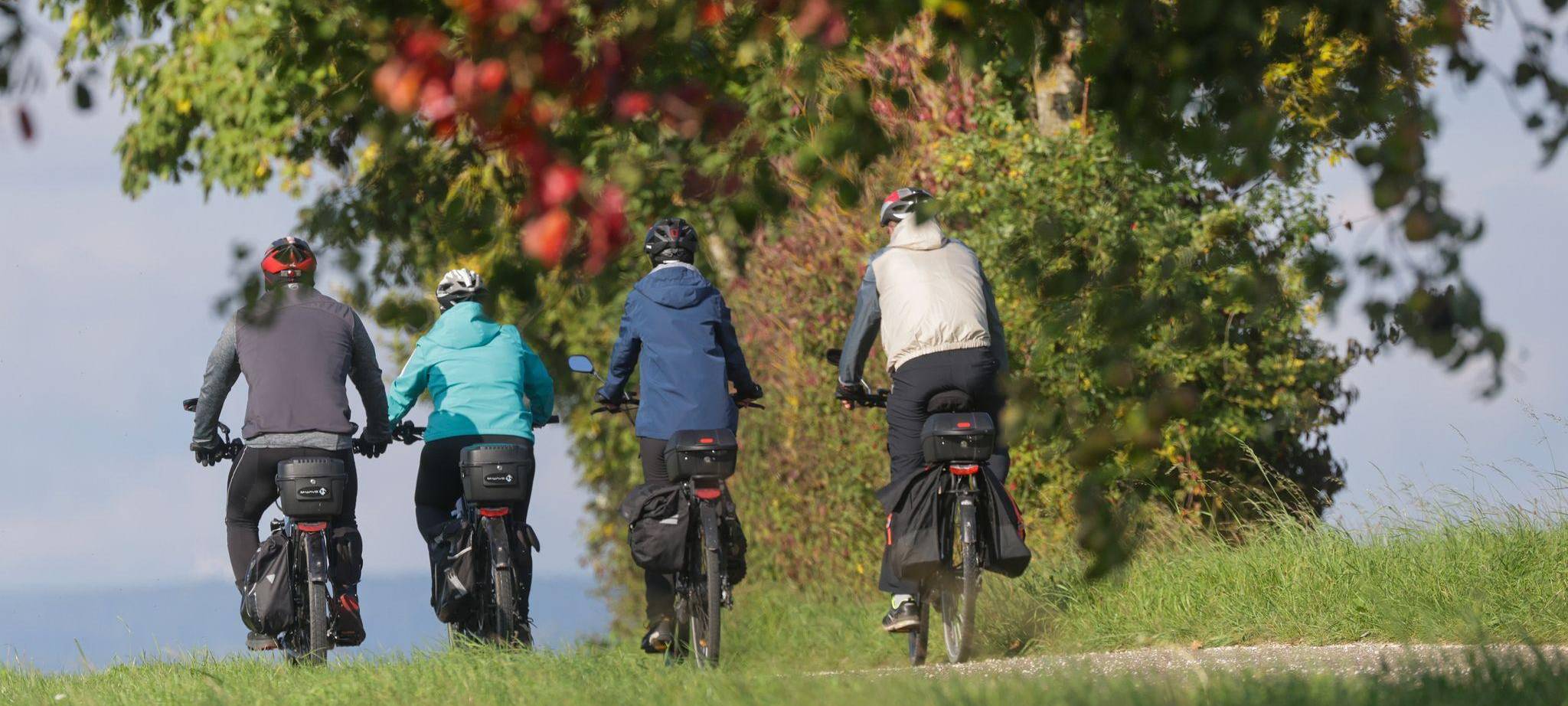 Radfahren im Herbst